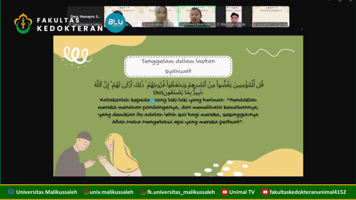 Mushaf Mengadakan Kajian Islam KALAMUS dengan Tema "Pemuda yang Bertaqwa, Sebagai Terang Kehidupan: Rangkullah Akhirat Dunia Menjadi Pegangannya"